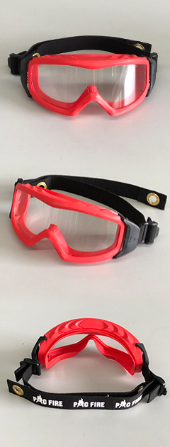 Pac Fire Helmet Mounted Goggles