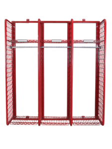 Red Rack Wall Mounted