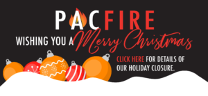Seasons Greetings from the team at Pac Fire